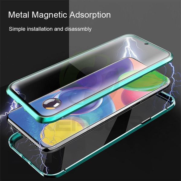

magnetic case for samsung galaxy a51 a71 case double side glass cover shockproof bumper for samsung a 51 a 71 2019 h sqcwcx