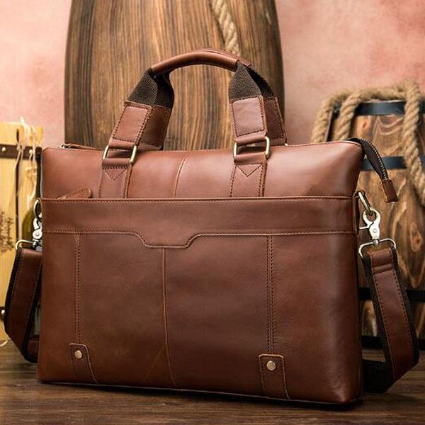 

мужская простая мода сумка из натуральной кожи портфеля мужской сумки из натуральной кожи для мужчин сумки посыльных мужских портфелей