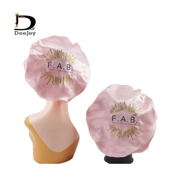 

bonnets for women wholesale designer night sleep cap satin elastic hat for hair care adjust double layer custom logo bonnets