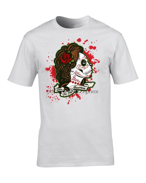

dia de muertos mexican day of the dead style bloody t shirt from fatcuckoo mtsub2085 classic crew men t shirt sport hooded sweatshirt hoodie