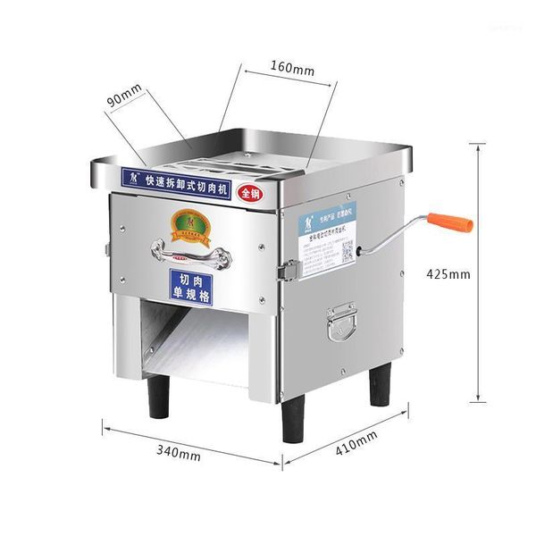 

meat cutting machine 850w commercial household stainless steel automatic meat slicer shred cutter machine1