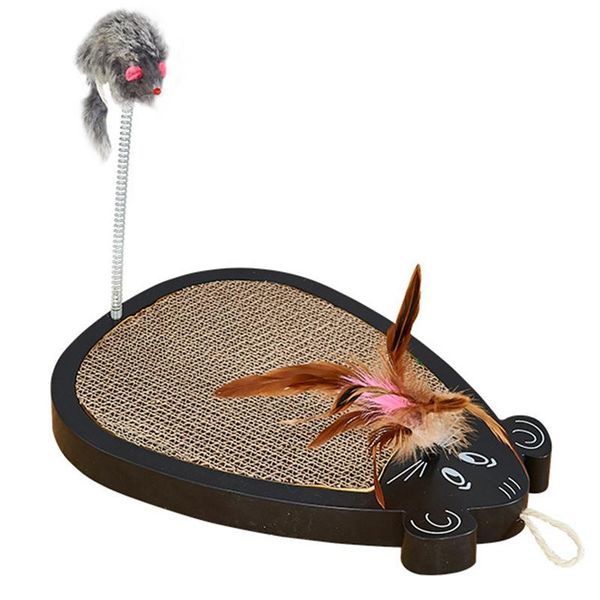 

cat toys pet cat sisal scratching board grinding nail scraper mat