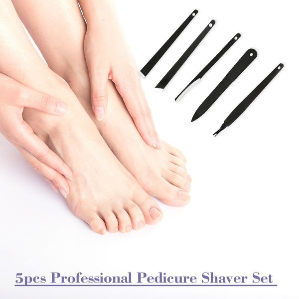 5 stücke Zehen Pediküre Messer Werkzeuge Eingewachsene Nagelhaut Werkzeuge Abgestorbene Haut Mais Entferner Nagel Fuß Pflege