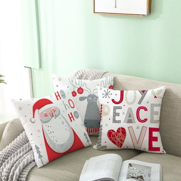 

a-nordic style pillowcase cartoon printing pillow cover soft car cushion covers home bed sofa decoration christmas gifts owc2887