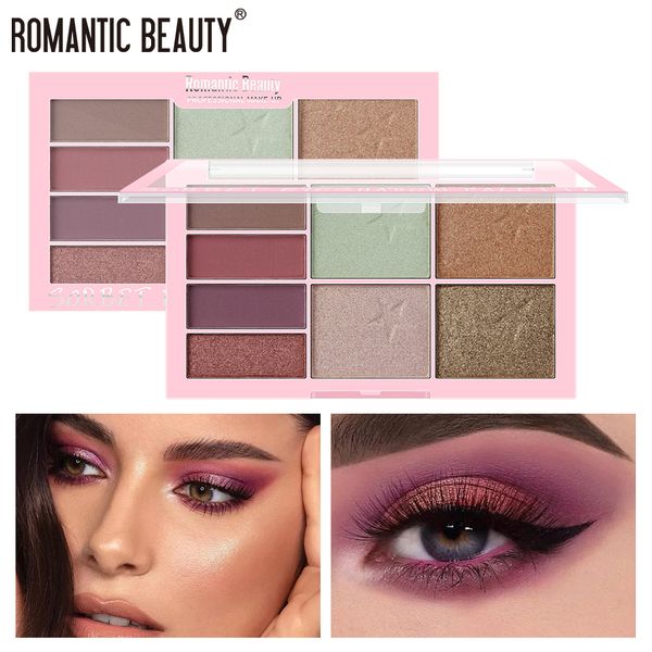 

romantic beauty glitter eyeshadow 8 colors shiny eye shadow palette eyeshadow for makeup