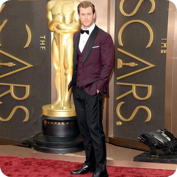 

black red men suits shawl lapel ceremony wedding suits tuxedos man blazer prom slim fit formal groom 2piece terno masculino1, White;black
