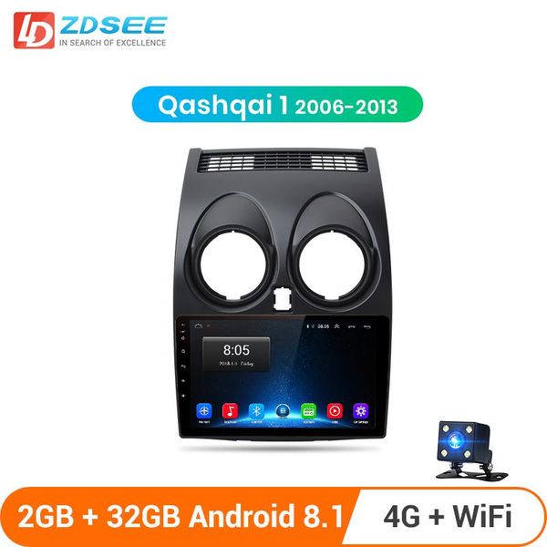 

ldzdsee t1 android 9.0 2gb+32gb dsp carplay car radio multimidia video player gps for qashqai 1 j10 2006-2013 2 din dvd car dvd