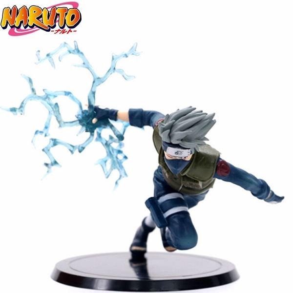 

hatake kakashi pvc action figure statue toys shippuden anime figurine collectible toy 130mm 220118