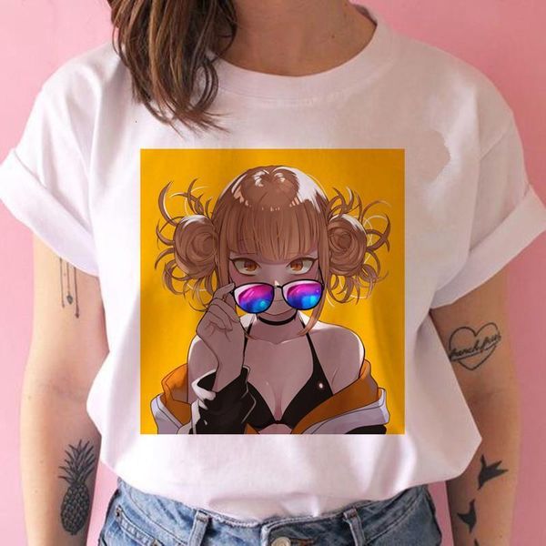 

senpai himiko toga waifu women t shirt harajuku short sleeve women t-shirt cute anime t-shirt ullzang graphic tshirt tees, White