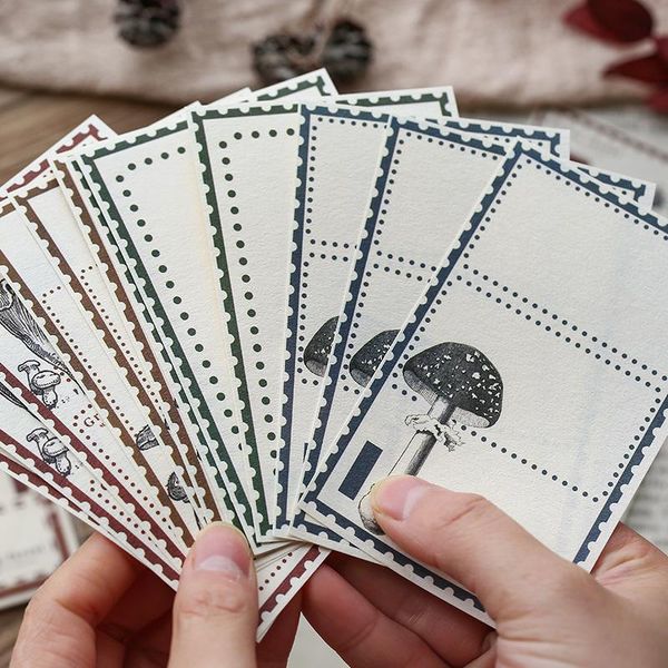 

12шт пакет ретро блокнот примечание планировщик полупрозрачный notepaper для diary канцелярские товары канцелярские товары студент подарки 1