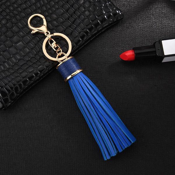 

1pcs colour faux leather tassel fringe pendants woman diy bag car crafts accessories keychain decoration tassels small gifts h jllata