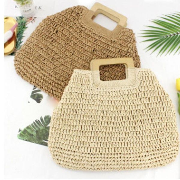

2020 new hand woven bag women handbag retro fashion beach bag large-capacity casual female summer straw bags bolso