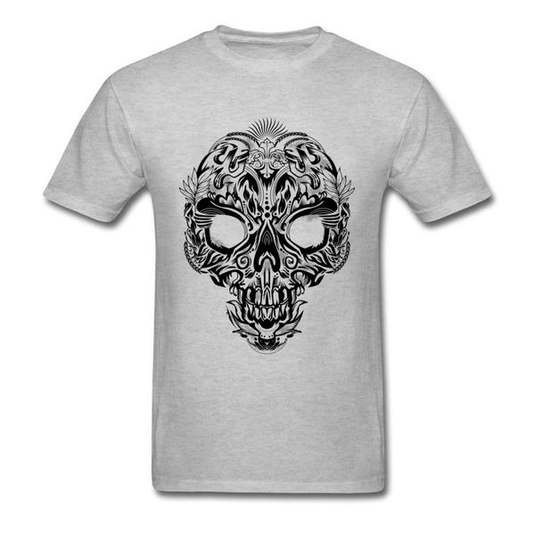 

batik skull tattoo grey for 2018 short sleeve punk style halloween discount sport hooded sweatshirt hoodie t shirt