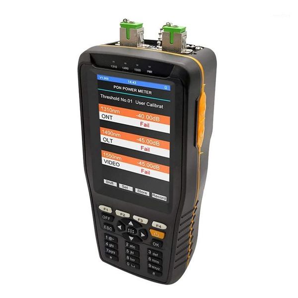 

tm70b pon power meter fiber optical cable tester universal interface connector detector eu plug1