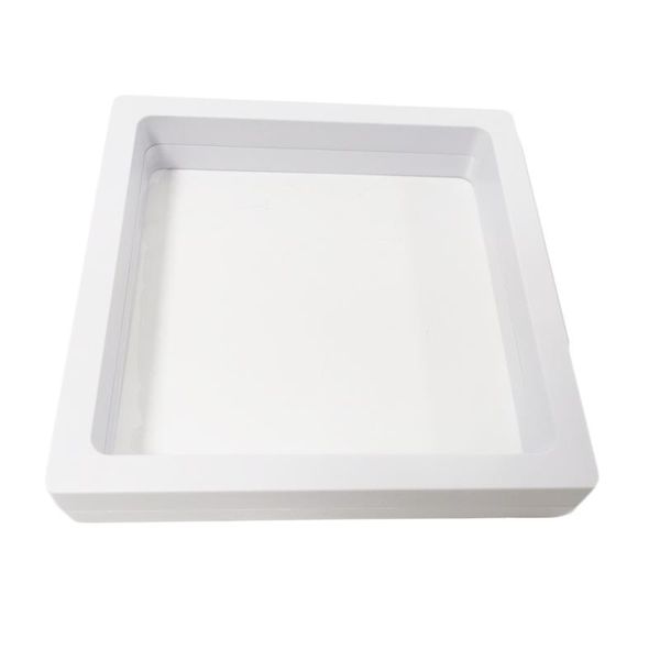 

3d floating frame holder shadow box jewelry ring coins display case