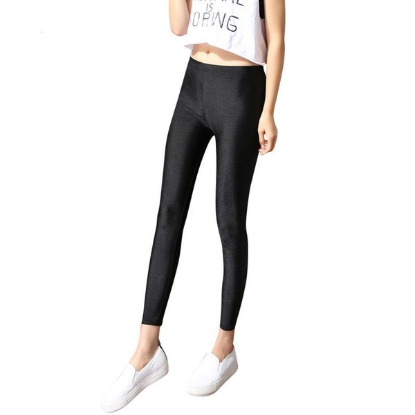 

stretch leggings for women high waist women pencil pants 2020 popular femme solid plus big size simple ladies leggings#bl5, Black