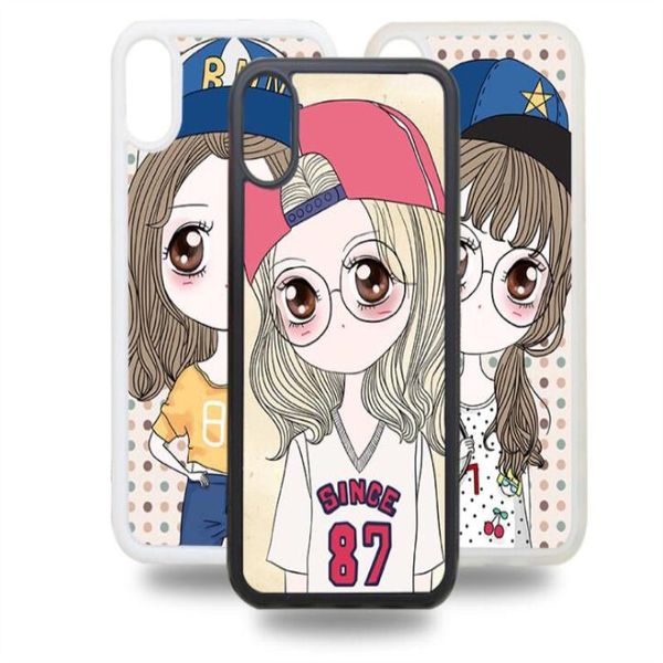 

plastic blank hard for sublimation xr metal phone max xs 2d iphone print case 100pcs case xs with x insert mobile phone shell osftj