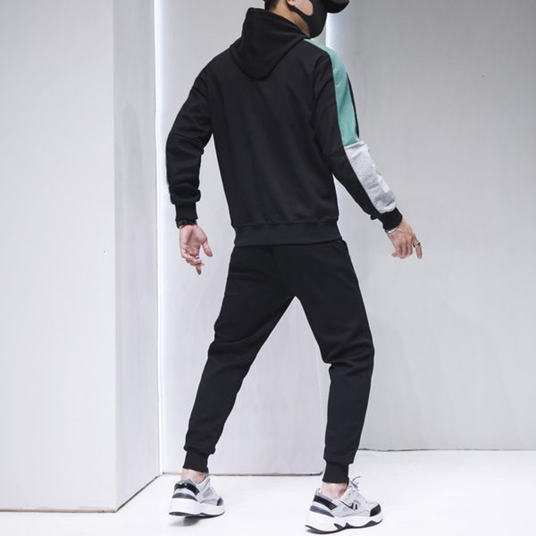 

autumn new and men's hooded 2020 spring sweater leisure sports suit sportswear bfzt, Gray