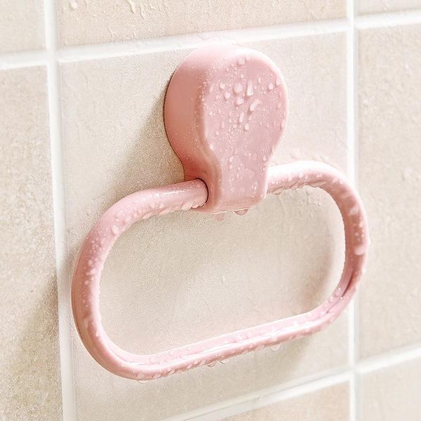 

washcloth ring home wall shape towel useful hanger adhesive bathroom self mounted holder round accessories decoration bbybbo lipper