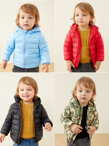 

kchildren's jacket white duck down lightweight dudu's girl's coat baby boy's autumn and winter clothes, Blue;gray