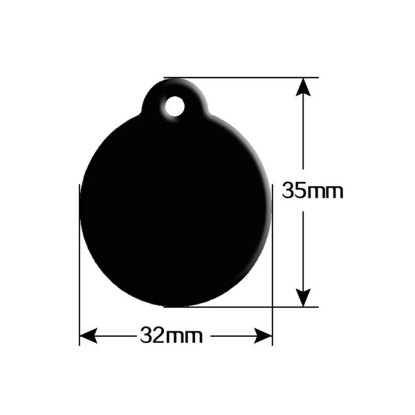 

20pcs/lot personalized round dog tag alumilum puppy cat pet id tags double sided custom dog collar accessories name p sqclps