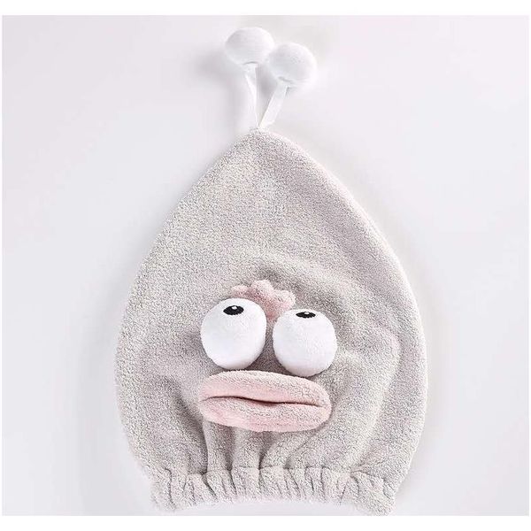 

cute cartoon dry hair shower cap soaks up fast coral velvet cute cartoon trendy u fashion fast shipping f wmtwim
