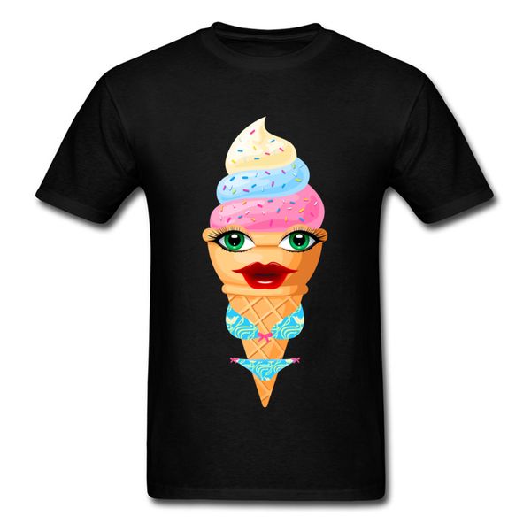 

cute blink ice cream bikini & tees regular buddy tshirt 2018 gift family party hooded sweatshirt hoodie men t shirt