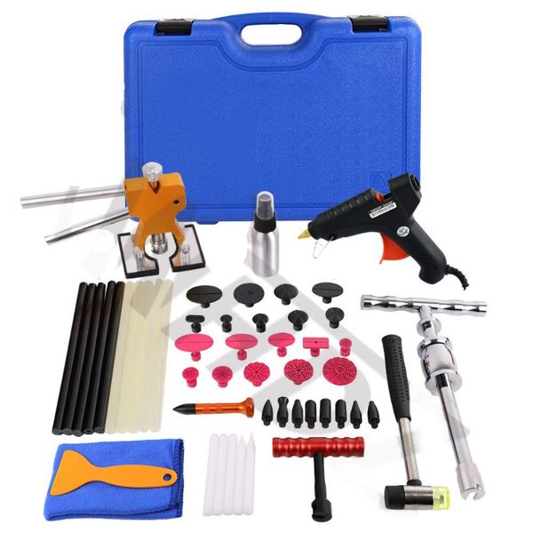

pdr tools paintless dent removal car repair kit auto repair tool set slide hammer dent lifter suction cups for dents