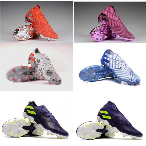 

mens soccer cleats nemeziz 19.1 fg soccer shoes cleats messi football boots scarpe da calcio