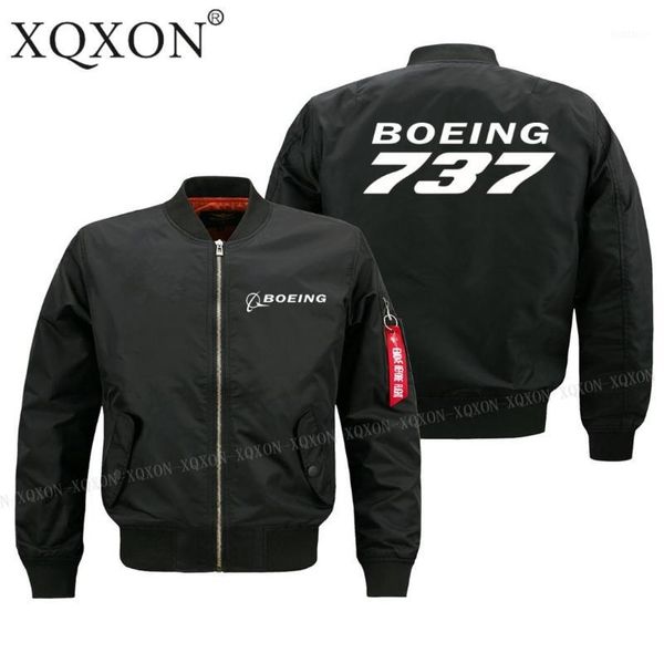 

2019 cold proof jacket new boeing 737 design man coats jackets men pilot jacket (customizable) j581, Black;brown