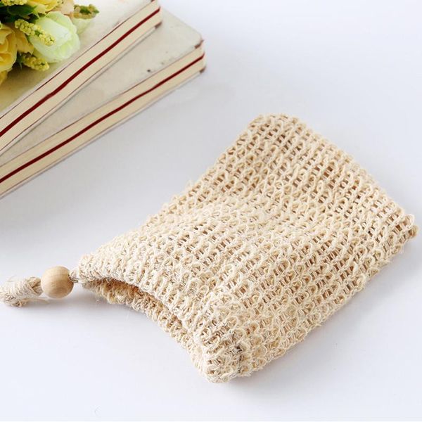 

soap blister bubble net drawstring soap froth nets pouch manual cotton linen deep cleaning bubble net bag bathroom supplies dbc dh0958
