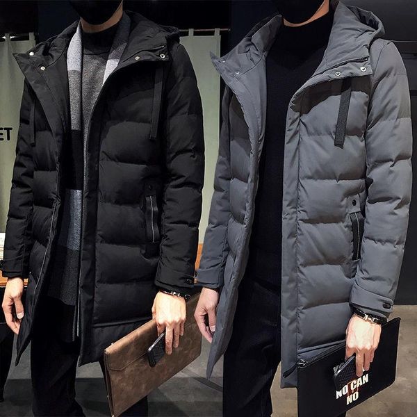 

2020 men fashion men's down coat jackets parkas ropa hombre, Black