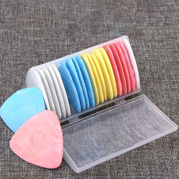 

fabric tailors chalk erasable fabric marker multicolor patchwork clothing pattern sewing tool box set needlework accessories p94, Black