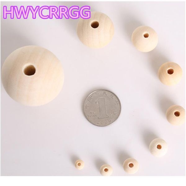 

new 4/6/8/10/12/14/16/18mm natural color wood beads loose spacer beads for jewelry making diy handwork acc jllovx