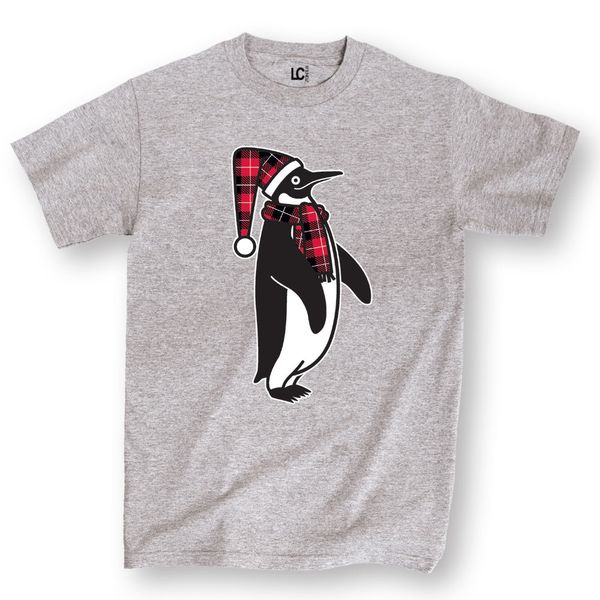 

selling fitness clothing male penguin buffalo plaid-short sleeve teepolyester t shirts sport hooded sweatshirt hoodie