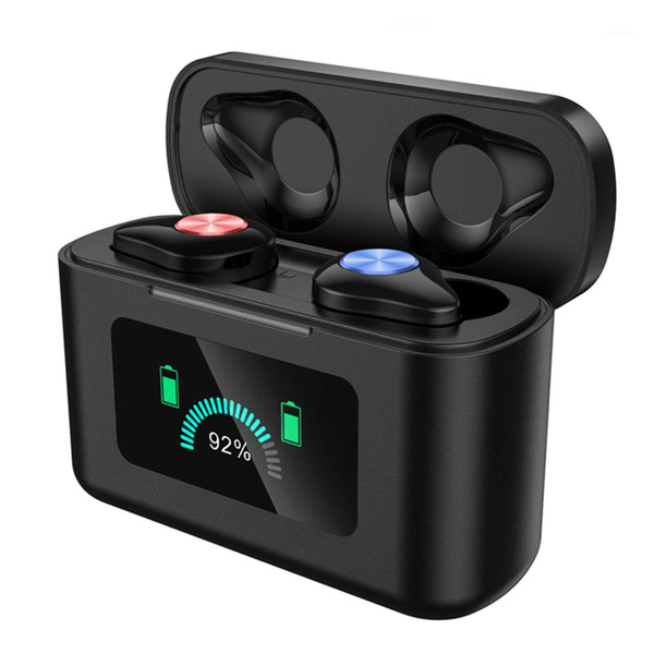 

cufok true wireless tws bluetooth gaming earbuds stereo hifi game headset with mic charging case with color screen1