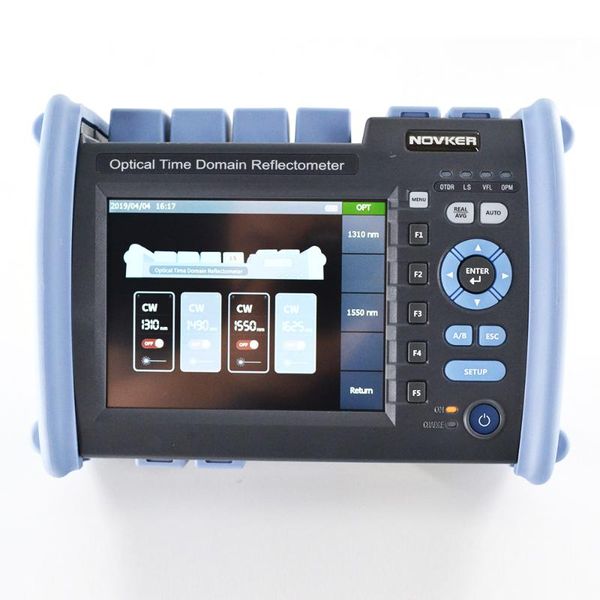 

novker 6000 otdr optical time domain reflectometry 1310/1550/1625nm 1625 tester with vfl opm light source