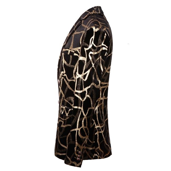 

2021 New Arrival Male Men's Blazer Suits Lean Autumn Blazers Masculine Host Dress Big Size M-3xl D219-208 XUWL, White;black