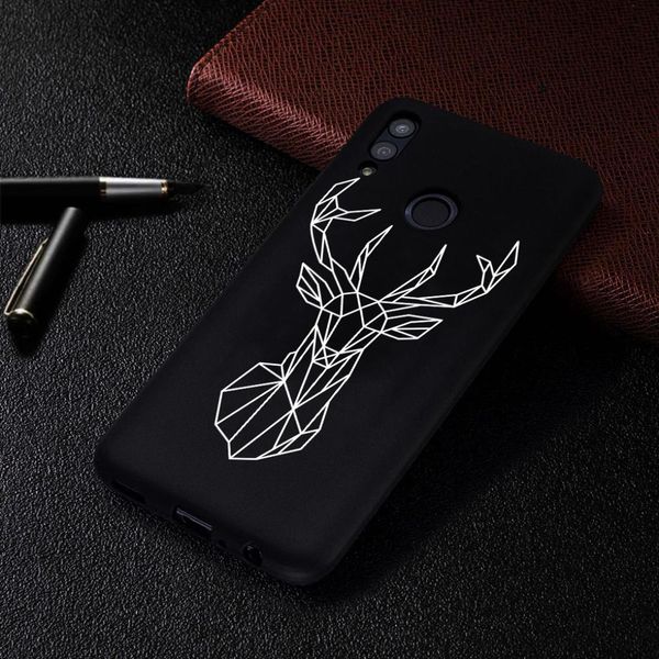 

elk painted pattern soft tpu case for huawei p smart