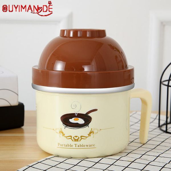 

нержавеющая сталь student lunch box snack food container bento box instant лапша bowl столовая лопатка круглый прочный большой емкости bbyxy