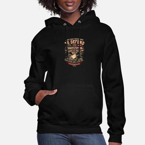 

veteran - solemn oath to defend the constitution designers graphic t shirt cute horror tracksuit hoodie sweatshirt