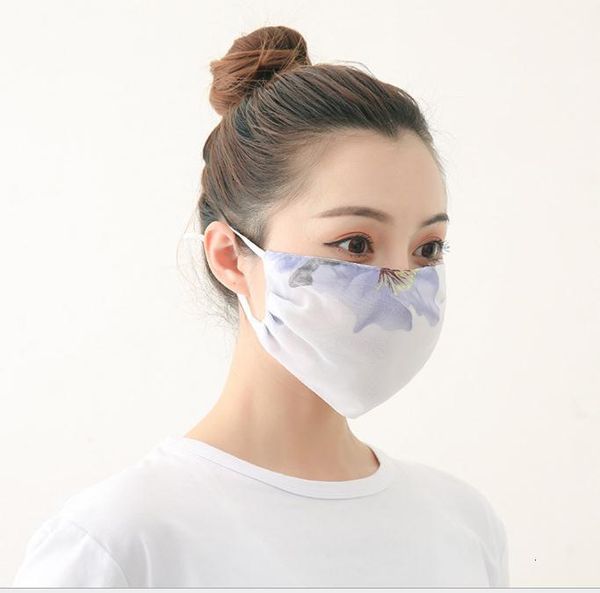 

breathable outdoor sunshade chiffon face mask comfortable soft mask dustproof cycling cloth mask for cnco3s