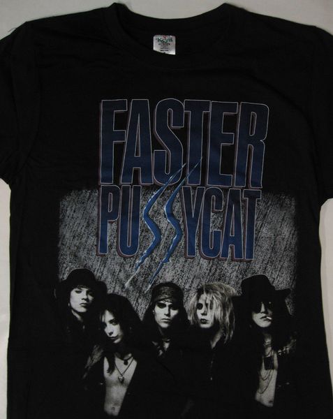 

faster pussycat s t tour'87 '88 t shirt ( s xxxl ) sleeve tee shirt homme tshirt 035146 sport hooded sweatshirt hoodie