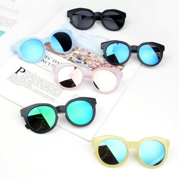 

pudcoco 2-8years fashion kid child outdoor shades bright lenses uv400 protection sunglasses kid boys girl eye glasses, Slivery;white