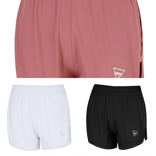 

8oe86 2020 новые йоги и shortsexercise две поддельные кусок шорты потерять тхакчу износ работает анти легкие шорты женщин, Gray