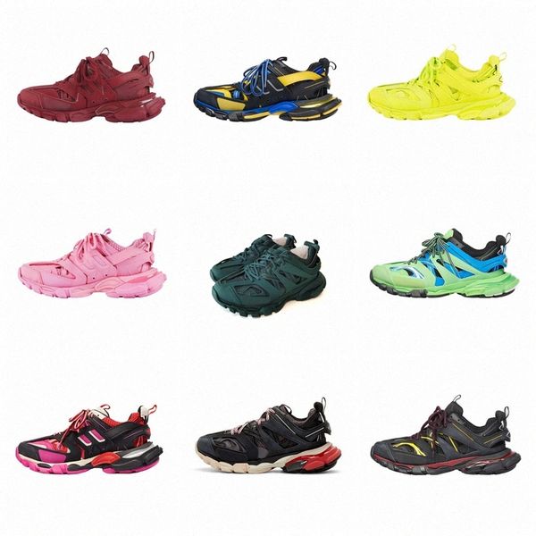 

2020 track1.0 3.0 black white orange grey led daddy shoes sneakers balanciaga