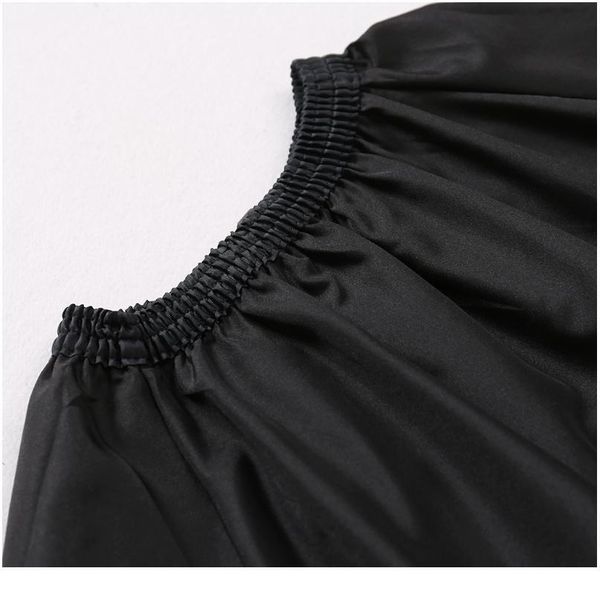 

salon professional waterproof hair cut barbers cape hairdressing cloth with cuff hair cutting wrap black/w sqcuqo