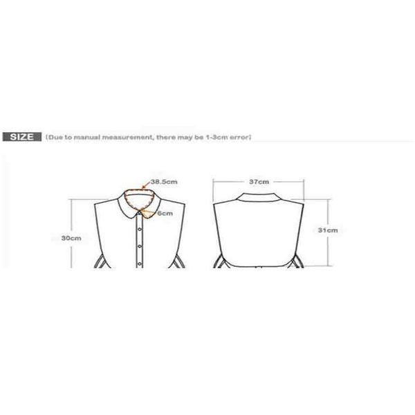 

ladies detachable lapel shirt fake collar fashion solid color lace false blouse neckwear women clothing acc jllohc, Blue;red