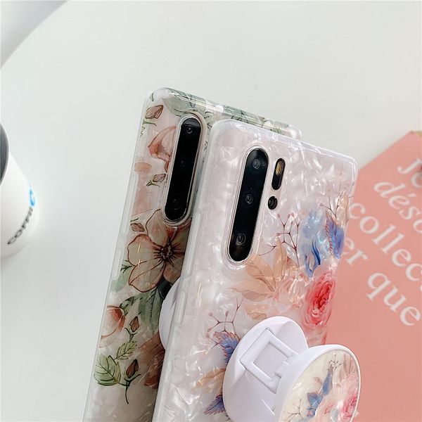 

flykylin holder stand case for samsung s8 s9 s10 s20 plus s10e note 8 9 10 plus s10 5g vintage floral leaf sqcvdp home2006