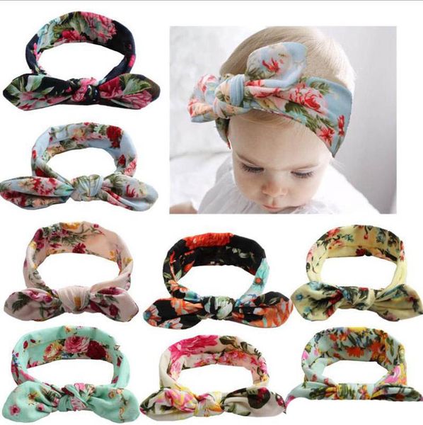 

baby headband floral cross hair bands bohemia baby girl bowknot headbands fashion head wrap newborn p props hair accessories, Slivery;white